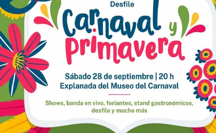 Se realizará el desfile “Carnaval y Primavera” que convoca a creativos de todo el país