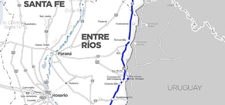 Dos rutas y un puente que atraviesan Entre Ríos serían los primeros a privatizar por Nación