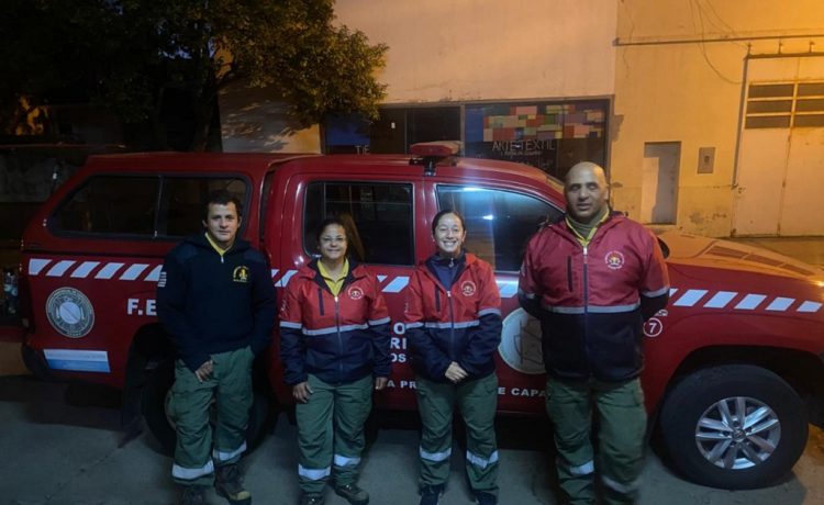 Brigadistas forestales se capacitaron en el Parque Nacional El Palmar con prácticas de quema controlada