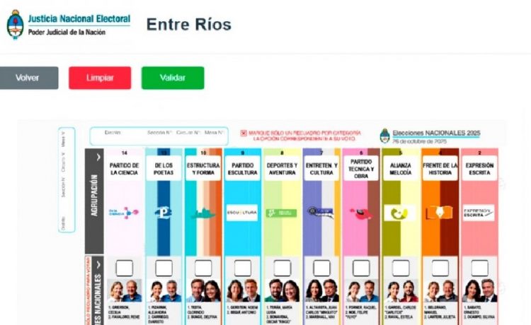 Habilitaron un simulador para practicar el voto con la Boleta Única de Papel