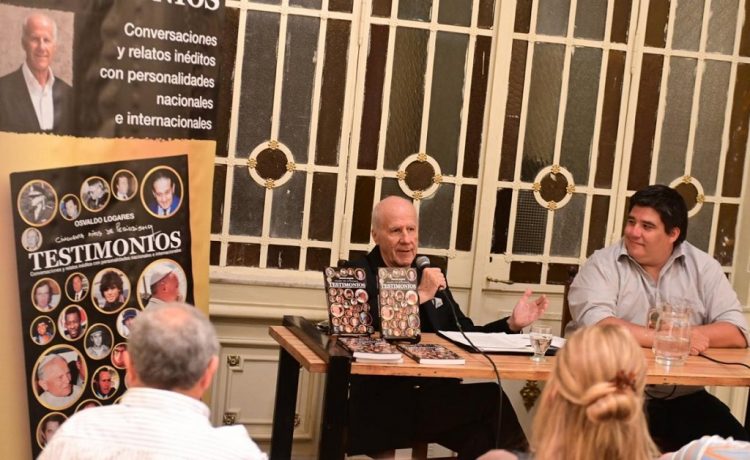 Osvaldo Logares presentó su libro en la Casa De Deken