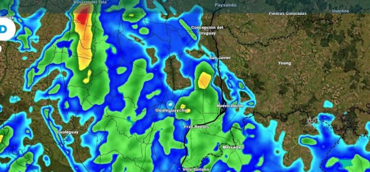 Alerta roja por tormentas severas en Gualeguaychú y la región
