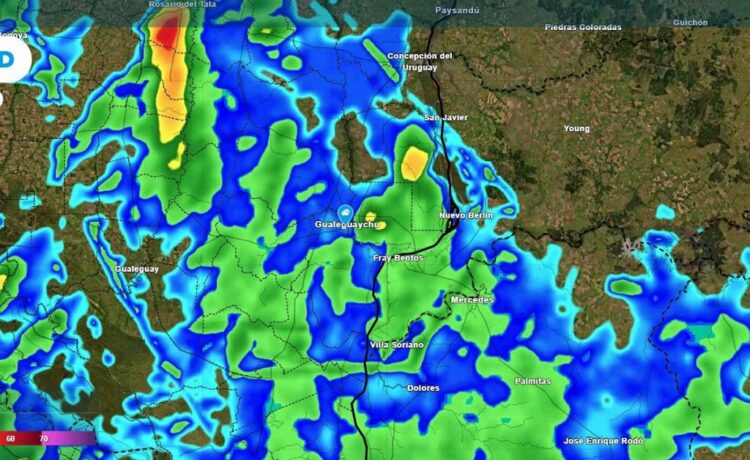 Alerta roja por tormentas severas en Gualeguaychú y la región