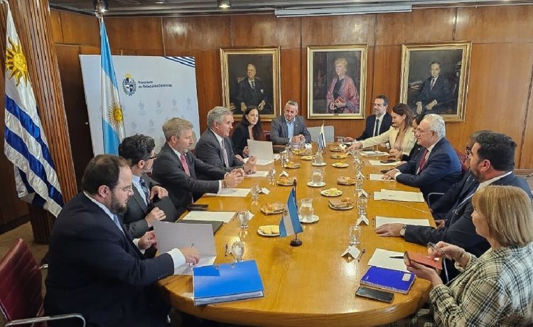 Lubetkin se reunió con Quirno: canciller argentino aseguró que su gobierno no se opondrá a la planta de hidrógeno verde