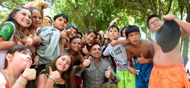 Davico participó del cierre de la Colonia de Deportes en Parque del Sol