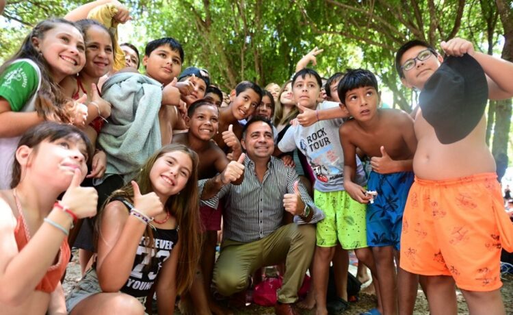 Davico participó del cierre de la Colonia de Deportes en Parque del Sol