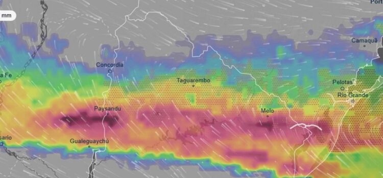 Inumet advierte por "tormentas fuertes y puntualmente severas": granizo, lluvias abundantes y vientos