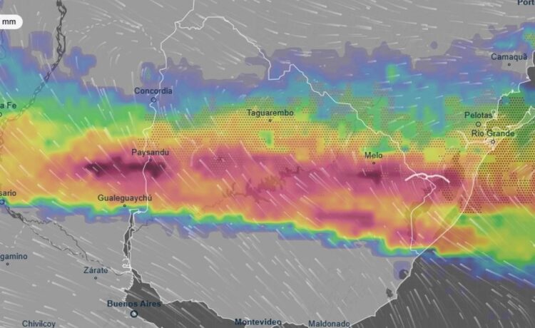 Inumet advierte por "tormentas fuertes y puntualmente severas": granizo, lluvias abundantes y vientos