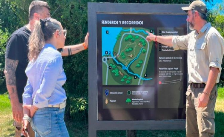 La Reserva Parque Florístico cuenta con nueva cartelería