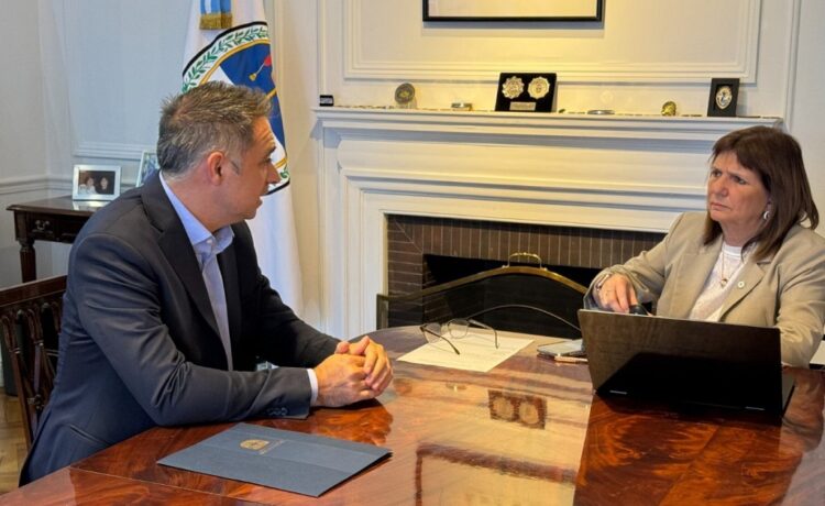 Davico se reunió con la ministra Bullrich
