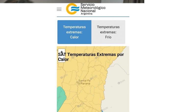 Alerta meteorológica por altas temperaturas