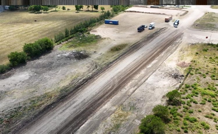 El Gobierno de Gualeguaychú ejecutó la apertura de avenida Alsina hasta su conexión con la Ruta 136