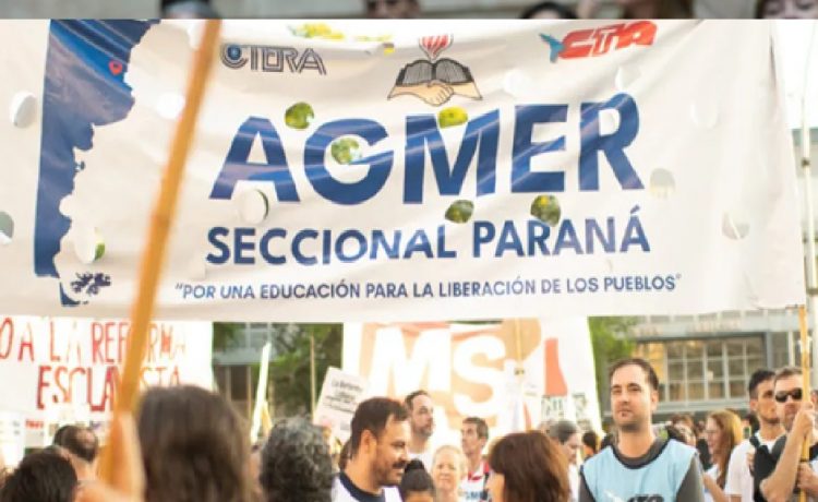 Salario docente: Agmer sesiona en Congreso esta mañana y de tarde habrá reunión paritaria