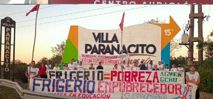 AGMER realizó protestas en accesos a la provincia contra la reforma previsional y la política salarial