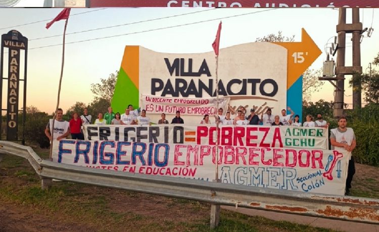 AGMER realizó protestas en accesos a la provincia contra la reforma previsional y la política salarial