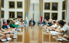 Reforma previsional: Frigerio reunió a los gremios; AGMER se retiró