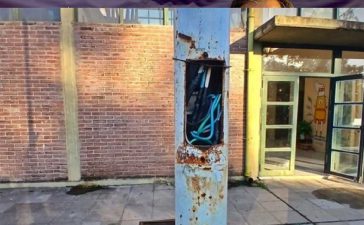 Escuela suspendió las clases por el agua “marrón” y deterioro edilicio