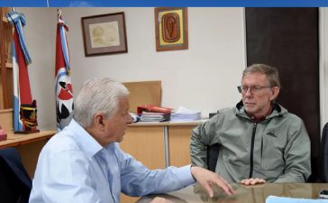 Lauritto y Bahillo analizaron el escenario de los municipios ante la caída de la coparticipación