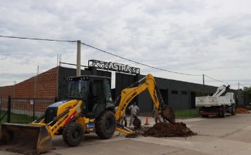 El Gobierno avanza con la conexión cloacal del Espacio Astra