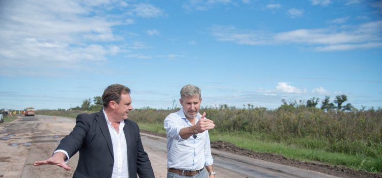 El gobernador recorrió las obras de la ruta provincial 51 en Larroque