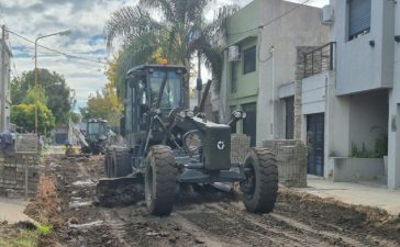 El Gobierno de Gualeguaychú reconstruye de manera integral el adoquinado de Las Casuarinas