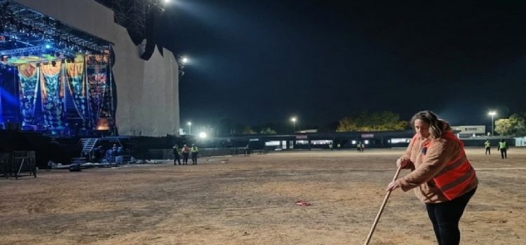Cooperativas locales fueron parte del operativo de trabajo durante el recital de La Renga