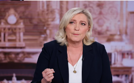 La líder de la ultraderecha francesa, Marine Le Pen, defiende la soberanía de Venezuela tras el golpe de Estado