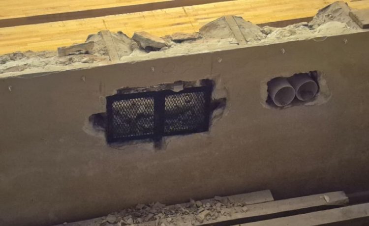 Instalan respiraderos e infraestructura de cableado en el Teatro Gualeguaychú