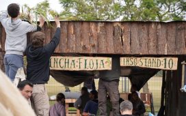 El Parque de la Estación está listo para la gran Fiesta del 25 de Mayo