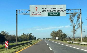 peje Autovía del Mercosur informa sobre un nuevo cuadro tarifario