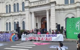Una multitudinaria convocatoria replicó en Paraná la marcha Ni Una Menos
