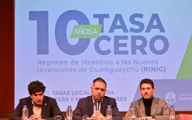 0 tasas por 10 años: Davico anunció incentivos para nuevas inversiones en Gualeguaychú