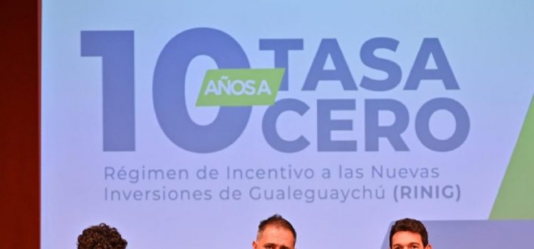 0 tasas por 10 años: Davico anunció incentivos para nuevas inversiones en Gualeguaychú