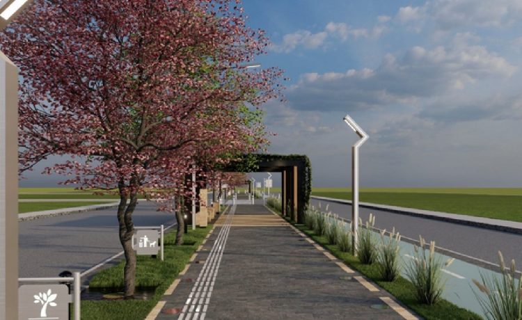 Davico anunció la reconstrucción y modernización de las plazoletas de Avenida Parque