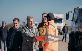 Frigerio recorrió obras de infraestructura y viviendas en Villa Paranacito e Ibicuy