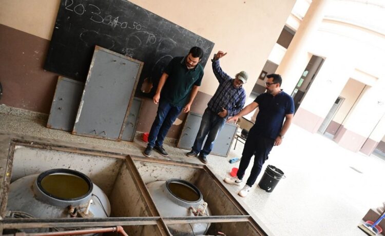 La Municipalidad y la Departamental de Escuelas avanzan con el mantenimiento de tanques en 32 instituciones