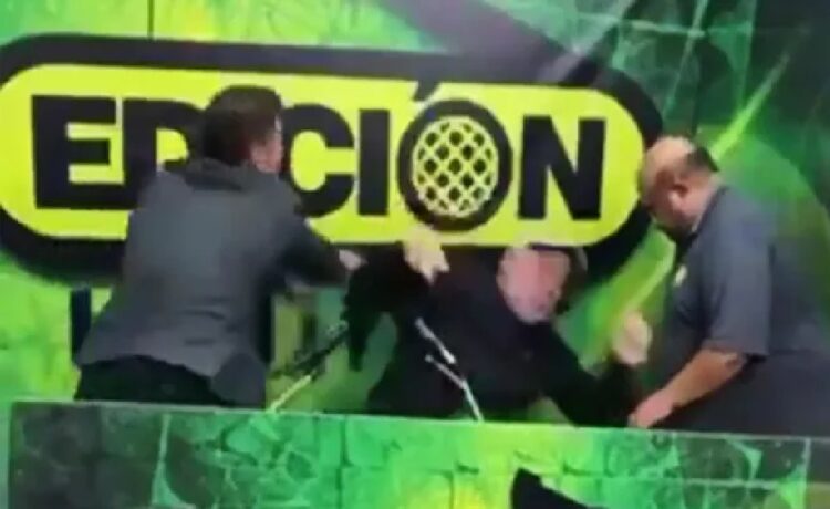 Escándalo en Rivera: Senador colorado a los golpes en un programa de TV