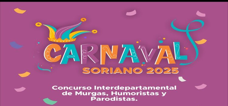 Soriano: Se definió el listado de grupos clasificados para el concurso oficial de carnaval 2025