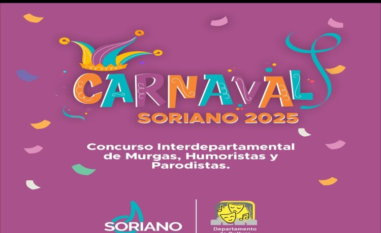 Soriano: Se definió el listado de grupos clasificados para el concurso oficial de carnaval 2025