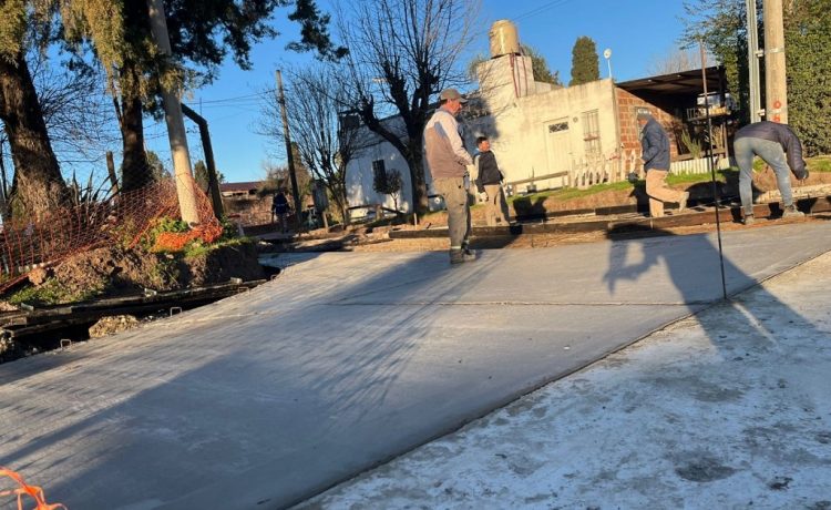 Avanzan los trabajos viales bajo el sistema de consorcio