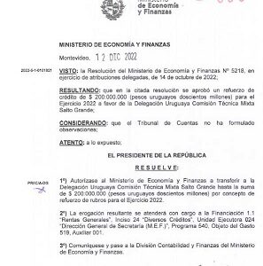Revelan inédito auxilio financiero del gobierno uruguayo a Salto Grande. ¿Fue para ayudar a la margen argentina?