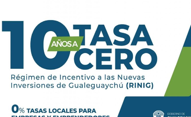 Se creó el Régimen de Incentivo a las Nuevas Inversiones de Gualeguaychú