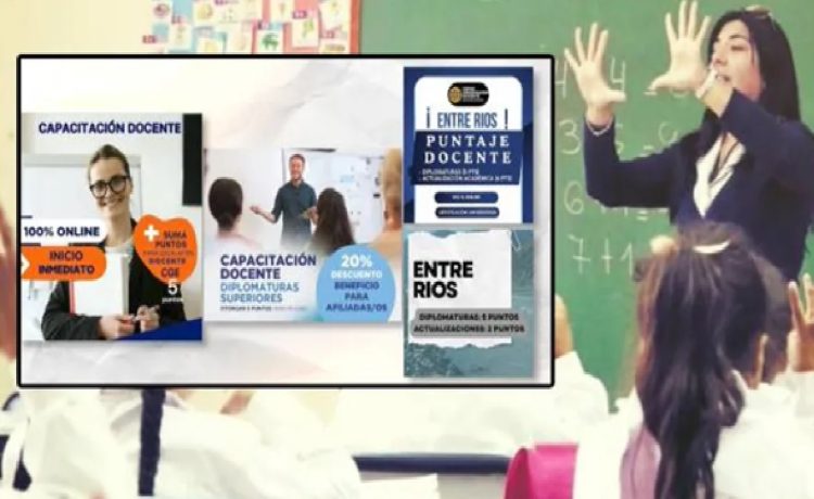 Puntajes exprés: el negocio de las capacitaciones que pone en jaque la carrera docente en Entre Ríos