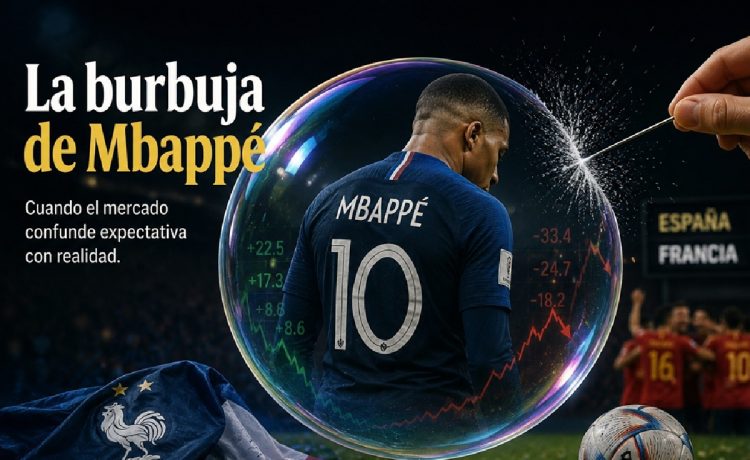 La burbuja de Mbappé. Cuando el mercado confunde expectativa con realidad