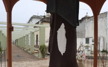 Inician la restauración de la imagen de Santa Clara en el Cementerio Norte