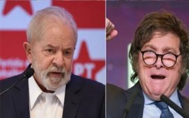 El Frente Amplio consideró "inaceptables" los dichos de Javier Milei y respaldó a Lula da Silva
