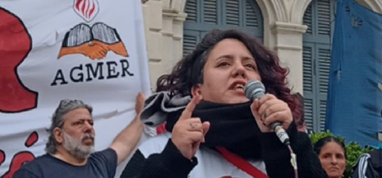 Cáceres Sforza: “Vamos a ir al paro. Desde las universidades seguimos discutiendo cómo continuar el plan de lucha”