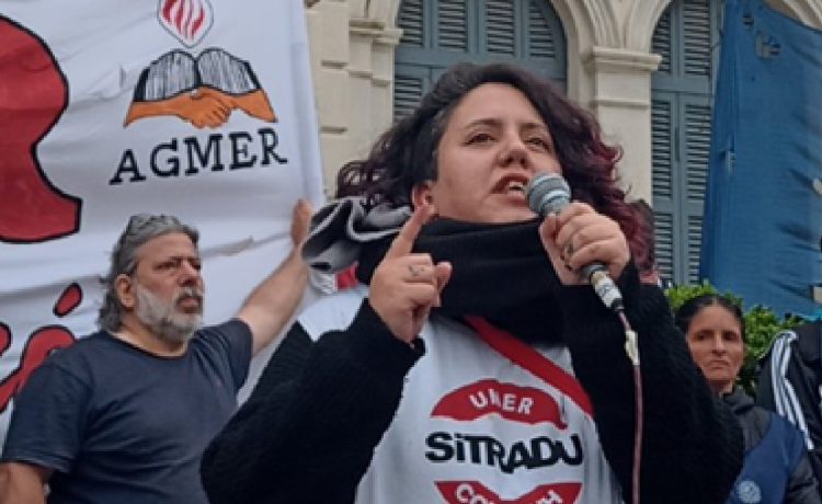 Cáceres Sforza: “Vamos a ir al paro. Desde las universidades seguimos discutiendo cómo continuar el plan de lucha”