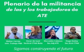 En Concordia, ATE realizará este sábado un Plenario de la Militancia de los Trabajadores