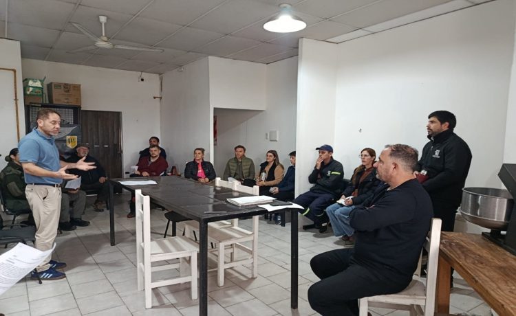 Se realizó una reunión para conformar la Junta Municipal de Defensa Civil en Pueblo Belgrano